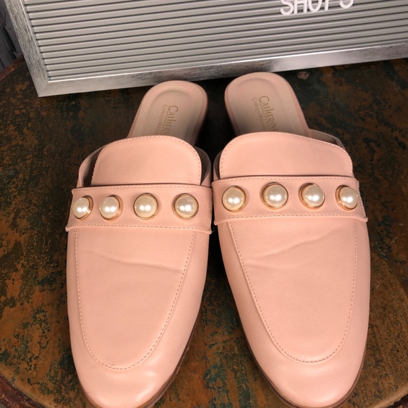 Catherine Malandrino Quentin Vegan Leather Mules - Picture 2 of 8